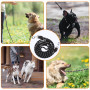 Laisse Chien, Laisse pour Chien de Grande et Moyenne Taille, Laisse pour Chien, Laisse à Double Extrémité pour Chien 3M, Laisse