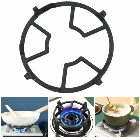 fuxunamz Plaques Cuisinière Gaz Support Anneau - 17