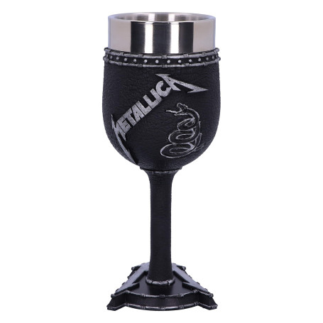 Nemesis Now Verre à vin sous licence officielle Metallica Black Album
