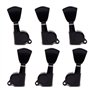 Alnicov Guitar Locking Tuners 3L3R Keystone Knobs avec cordon de verrouillage scellé pour guitare électrique ou acoustique noir