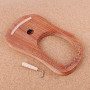 Alnicov Lyre harpe 10 cordes harpe petite harpe portable avec clé d'accord pour instrument de musique à cordes harpe de qualité