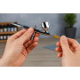 Royalmax® Kit 3 pièces pour nettoyage et réparation aérographe (brosses, aiguilles en acier inoxydable)