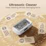 GlasFlength Nettoyeur Ultrasons 640ML, 49kHz Nettoyeur Ultrasons Lunettes Bijoux 40W Ultrasonic Cleaner avec 3 Modes Bac Ultraso