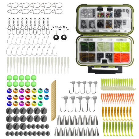 Lot de 221 accessoires de pêche