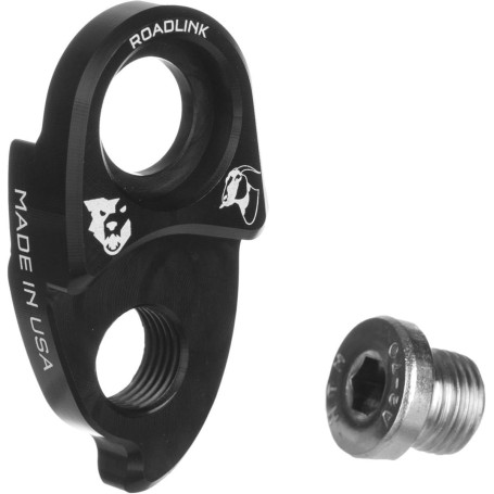 Wolf Tooth Roadlink Adaptateur de Patte de dérailleur pour vélos de Route Noir Taille Unique