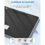 MoKo Autocollant de Protection Arrière pour Tablette Microsoft Surface 12 Pouces 2025, Couverture en Cuir PU pour Surface Pro 12