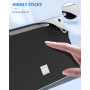 MoKo Autocollant de Protection Arrière pour Tablette Microsoft Surface 12 Pouces 2025, Couverture en Cuir PU pour Surface Pro 12
