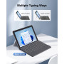 MoKo Clavier Anglais QWERTY Compatible avec Microsoft Surface Go 4 2023 /Surface Go 3 2021 / Go 2 2020 / Go 2018, Clavier Blueto