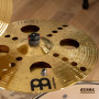 Meinl Cymbals HCS Cymbale Trash Stack 16 pouces (40,64cm) avec Trous – pour Batterie – Finition Traditionelle en Laiton, fabriqu