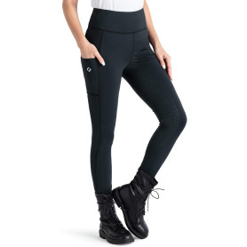NAVISKIN Femme Pantalon d'équitation Active, Culotte à Fond Silicone,Fond intégral,Serré,Culottes d'équitation,Noir,Taille XXL NAVISKIN Femme Pantalon d'équitation Active