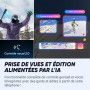 Insta360 X4 Pack ski - Caméra d'action 360 8K étanche, vidéo grand angle 4K, effet de perche à selfie invisible, protège-objecti
