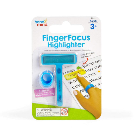 Learning Resources Paquet de surligneurs FingerFocus individuels