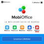 Suite de bureau 4 en 1 MobiOffice Lifetime pour Windows | Licence Lifetime | Traitement de texte