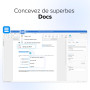 Suite de bureau 4 en 1 MobiOffice Lifetime pour Windows | Licence Lifetime | Traitement de texte, feuilles de calcul, présentati