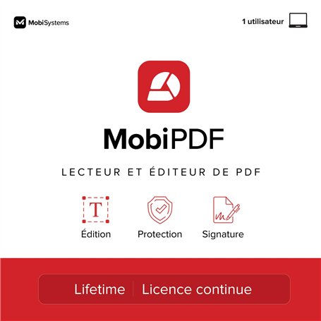 MobiPDF Lifetime - Éditeur professionnel de PDF - Licence à vie | Éditer