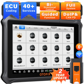 OTOFIX D1 Scanner de Diagnostic de Voiture, Outil d'analyse Bidirectionnel 2025, Diagnostic Complet du Système OE, Codage ECU, P OTOFIX D1 Scanner de Diagnostic de Voiture