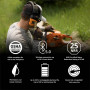 ISOtunes Protection auditive Bluetooth avec Bluetooth, cache-oreilles Bluetooth et protection auditive pour la tonte de gazon |