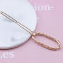 Inilbran Boho Perle Ovale Cercle Pince À Cheveux Cercle Perle Épingle À Cheveux Clip Vintage Creux Barrette À Cheveux Clip Minim
