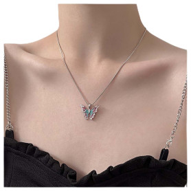 Inilbran Collier Ras Du Cou Papillon Arc-en-ciel Collier Pendentif Papillon Coloré Collier Papillon Vintage 3d Collier Ras Du Co Inilbran Collier Ras Du Cou Papillon Arc-en-ciel Collier Pendentif Papillon Coloré Collier Papillon Vintage 3d Collier Ras Du Co