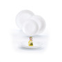 Assiettes Luminarc Feston Blanc verre 18 Pièces