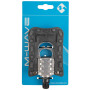 M-Wave Steady F1 Pédales de vélo Pliables Noir 69 x 98 mm