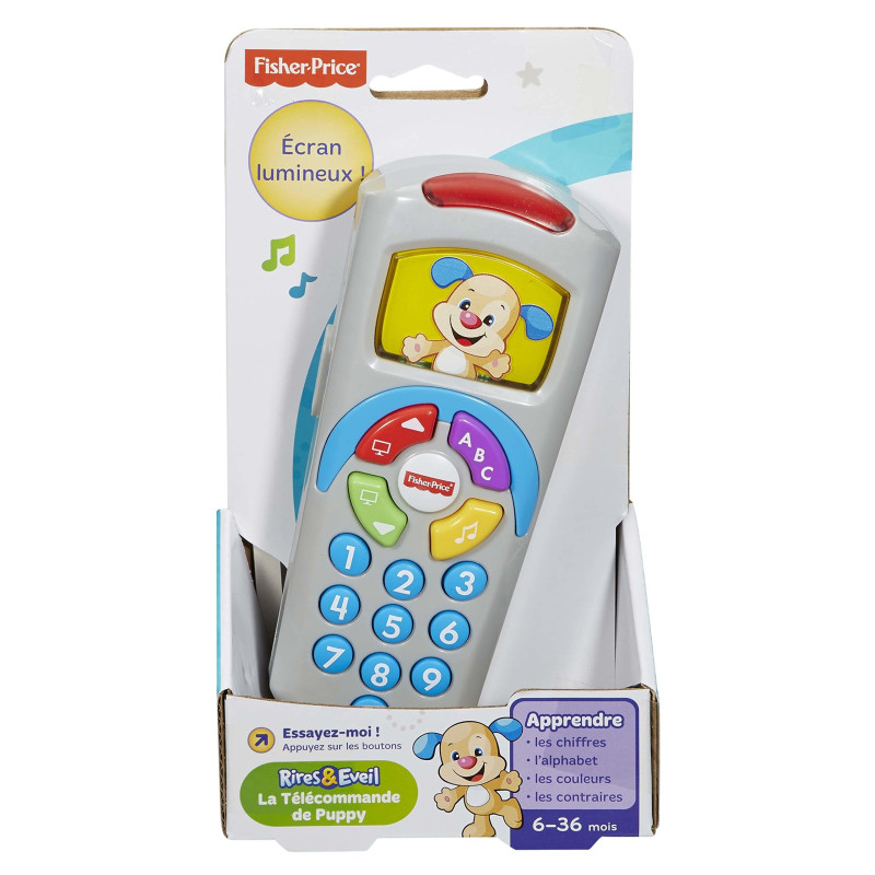 Fisher-Price la sœur de Puppy Eveil Progressif Jouet bébé, Peluche Interactive, Plus de 50 chansons et 3 Niveaux 6 Mois et Plus, Version: Polonais, FPP63