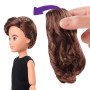 Creatable World Kit Complet, poupée personnalisable aux cheveux châtains avec vêtements et accessoires, jouet pour enfant à part