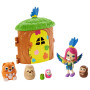 Enchantimals Jungle Enchantée coffret La Maison Perroquet & animaux surprises avec figurines Peeki Perroquet et 5 animaux, jouet