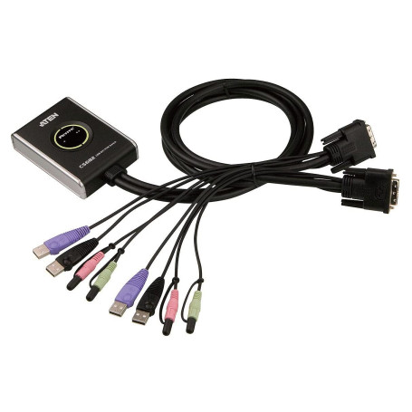 Aten Switch CS682-AT Commutateur 2 x USB / 2 x DVI / 2 x Audio ports