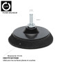 Glass Polish Patin de support auto-agrippant de 75 mm pour perceuse avec fixation universelle pour perceuse