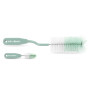 THERMOBABY - Goupillon Rotatif pour Biberons + Goupillon Tétines - Nettoyage Facile et Efficace - Prise en Main Confortable - Ve