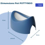 THERMOBABY - Pot POTTYBOO - Pot Pour Enfant - Pot D'Aprentissage De La Propreté Avec Cuvette Amovible - Pratique - Confortable -
