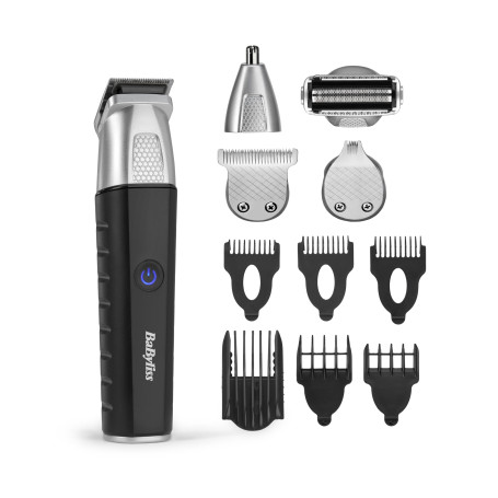 BaByliss Lithium Power MT812U Tondeuse multifonction 11 en 1 – Kit de toilettage sans fil comprenant tondeuse à barbe et tondeus
