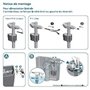 Robinet flotteur latéral pour réservoir WC - NOVOBAIN - Embout en laiton