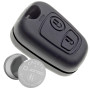 Jongo® Coque de Clef 2 Boutons pour Peugeot 106