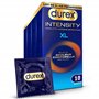 Durex Intensity - 40 preservatifs Homme XL Sans Latex Ultra Fins Ultra Lubrifiés - Plus de Chaleur Corporelle Partagée* - Taille
