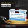 Testeur de rétroéclairage pour TV LED - Outil d'essai pour réparation de perles avec lampe LED avec écran LCD numérique - Tensio