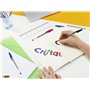 BIC Cristal Original Stylos-Bille Pointe Moyenne (1,0 mm) - Parfait pour l'Ecole et au Bureau - Couleurs Assorties, Pochette For