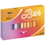 BIC 4 Couleurs Le Bar à Couleurs Stylos-Bille Rétractables à Pointe Moyenne (1