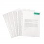 Exacompta - Réf. 5920E - Sachet de 50 pochettes perforées en Polypropylène lisse haute résistance - Epaisseur 9/100ème - Perfora