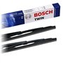 Bosch Balais d'Essuie–Glace Plats Conventionnel Twin 539, Longueur: 650mm/550mm – 1 Paire de Balais avant