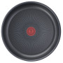 Tefal L15891 - Ingenio XL Force - Lot de 3 poêles - 24/28 cm + 1 poignée amovible - Empilables - Revêtement antiadhésif - Indica