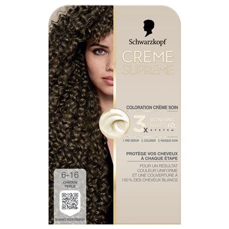 Schwarzkopf - Coloration Permanente - Creme Supreme - Resultat Couleur Uniforme - Coloration Creme Soin - Bonding - Pre-serum et