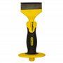 STANLEY 4-18-327 Ciseau À Brique 75 Mm - Gamme FATMAX - Acier Chrome Vanadium - Tète Parabolique- Poignée Bi Matière Pour Plus D