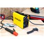 Stanley 460963 Star 4000 Kit Poste à souder Inverter MMA Electrodes 160A Max avec cagoule LCD