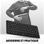T’NB - Clavier sans Fil Français AZERTY, Connexion Bluetooth, Conception Ultra Fine, Batterie Rechargeable, Contrôle Multimédia