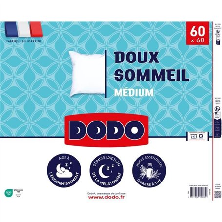 DODO - Oreiller - DOUX SOMMEIL - 60 x 60 cm