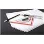 Clairefontaine 975106C Bloc Collé Papier Calque - 40 Feuilles Papier Calque Hautement Transparent - A4 21x29,7 cm 110g - Idéal p