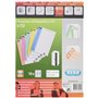 Elba L'Oblique AZ Sachet de 10 planches d'étiquettes n°9 pour dossiers armoire Assortis