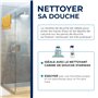 STARWAX - Raclette de Douche - Idéale pour Nettoyer les Parois de Douche - Fabriquée en France - 1 pièce